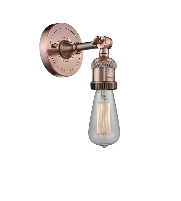 Innovations 203-AC One Light Wall Sconce, Antique Copper