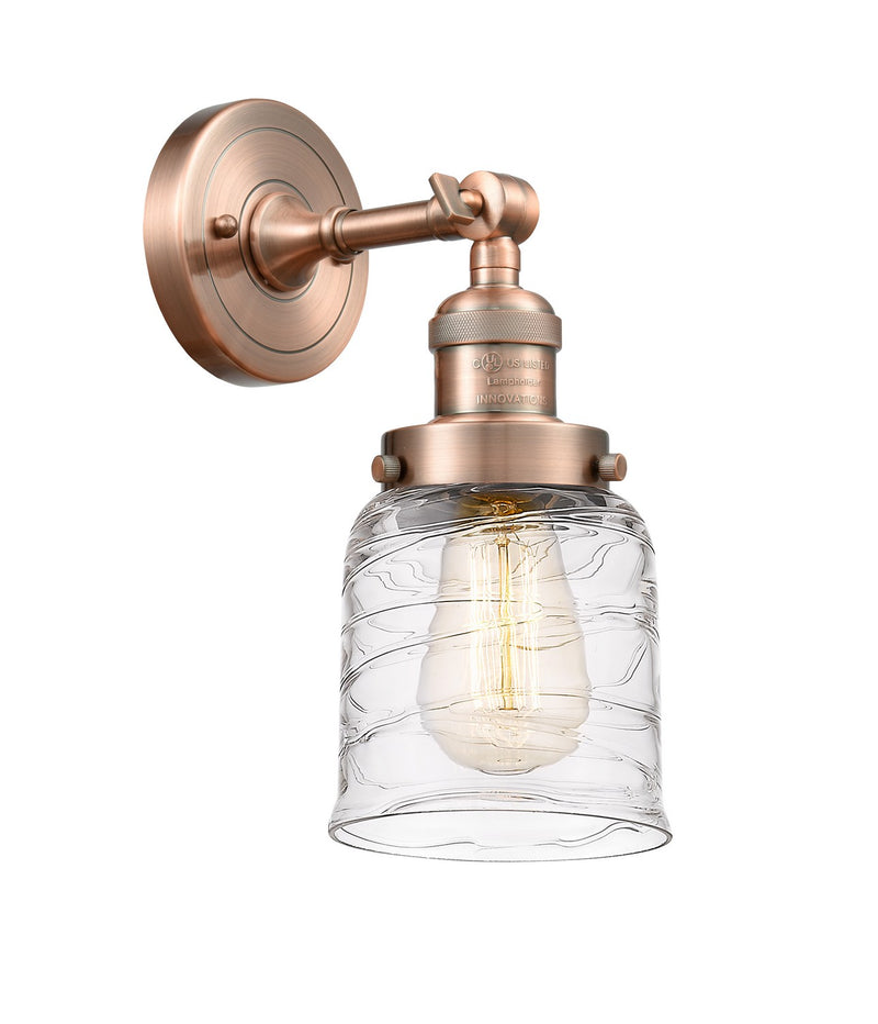 Innovations 203-AC-G513-LED LED Wall Sconce, Antique Copper