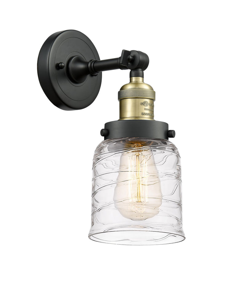 Innovations 203-BAB-G513 One Light Wall Sconce, Black Antique Brass
