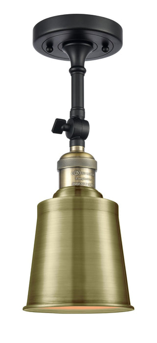 Innovations 203-BAB-M9-AB One Light Wall Sconce, Black Antique Brass