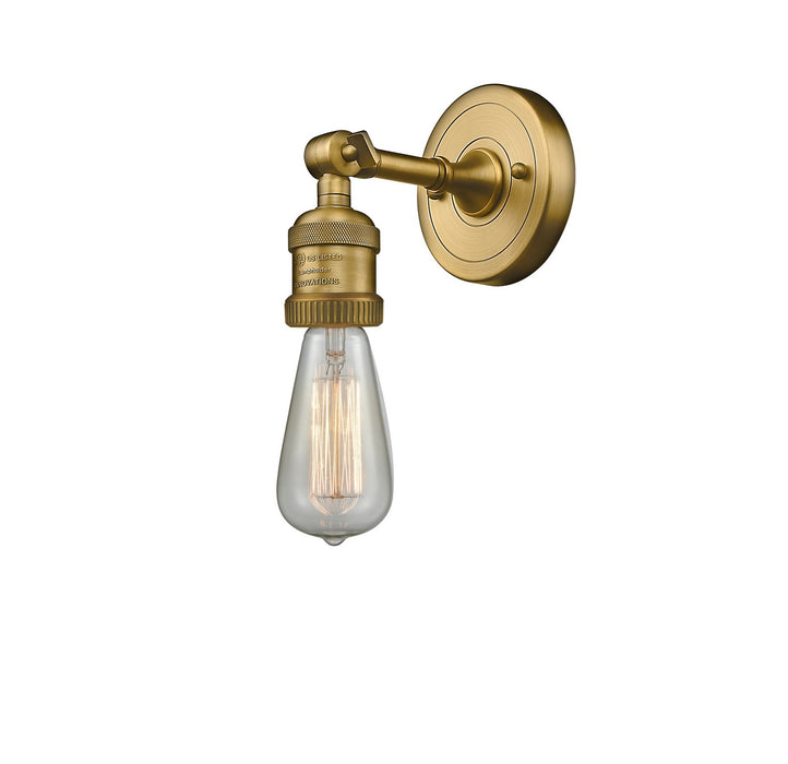 Innovations 203-BB One Light Wall Sconce, Brushed Brass