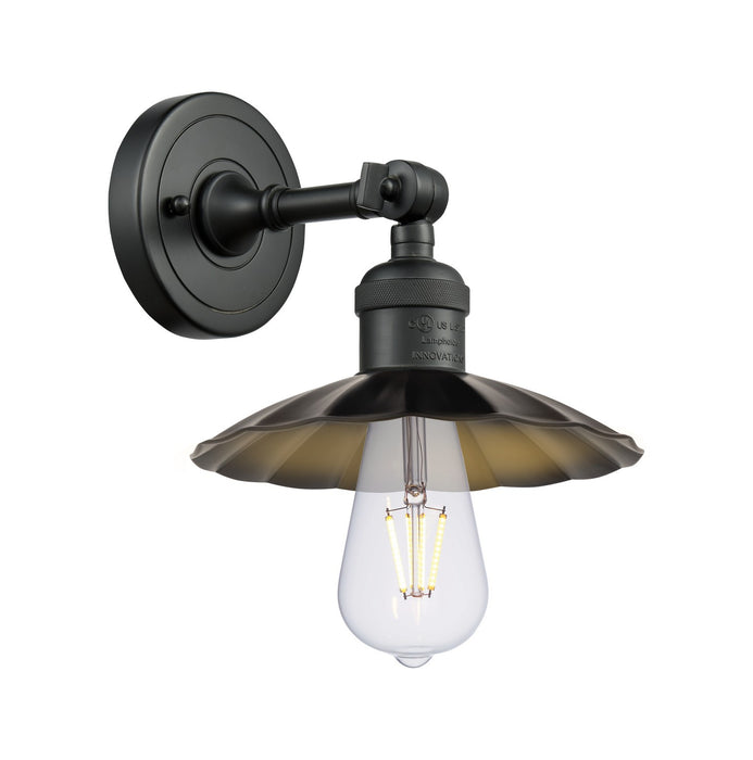Innovations 203-BK-M17-BK LED Wall Sconce, Matte Black