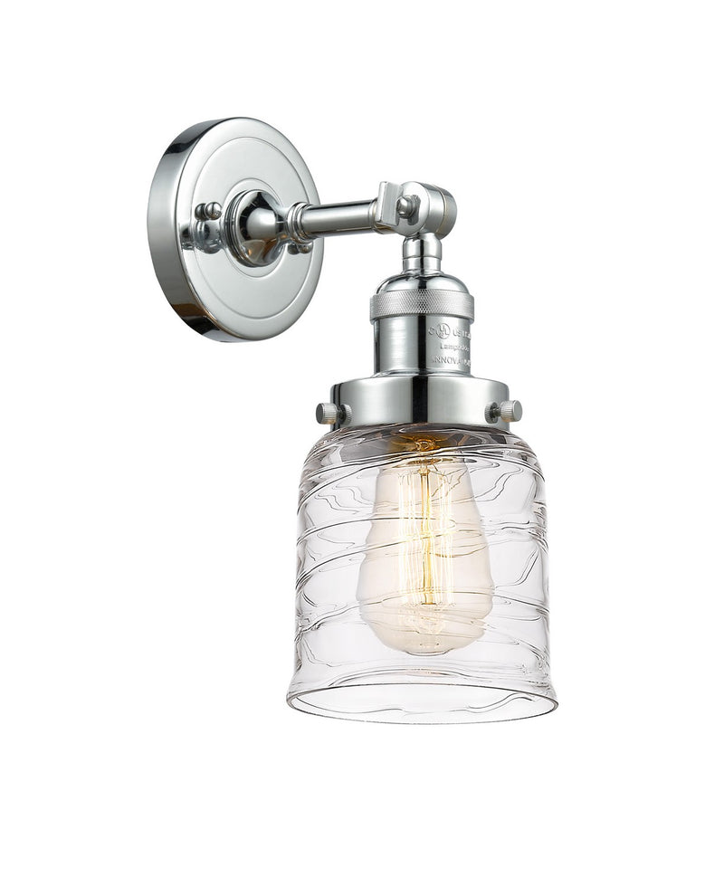 Innovations 203-PC-G513 One Light Wall Sconce, Polished Chrome