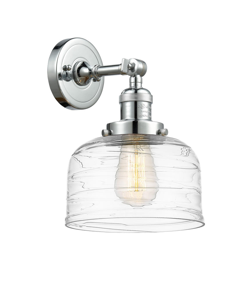 Innovations 203-PC-G713 One Light Wall Sconce, Polished Chrome