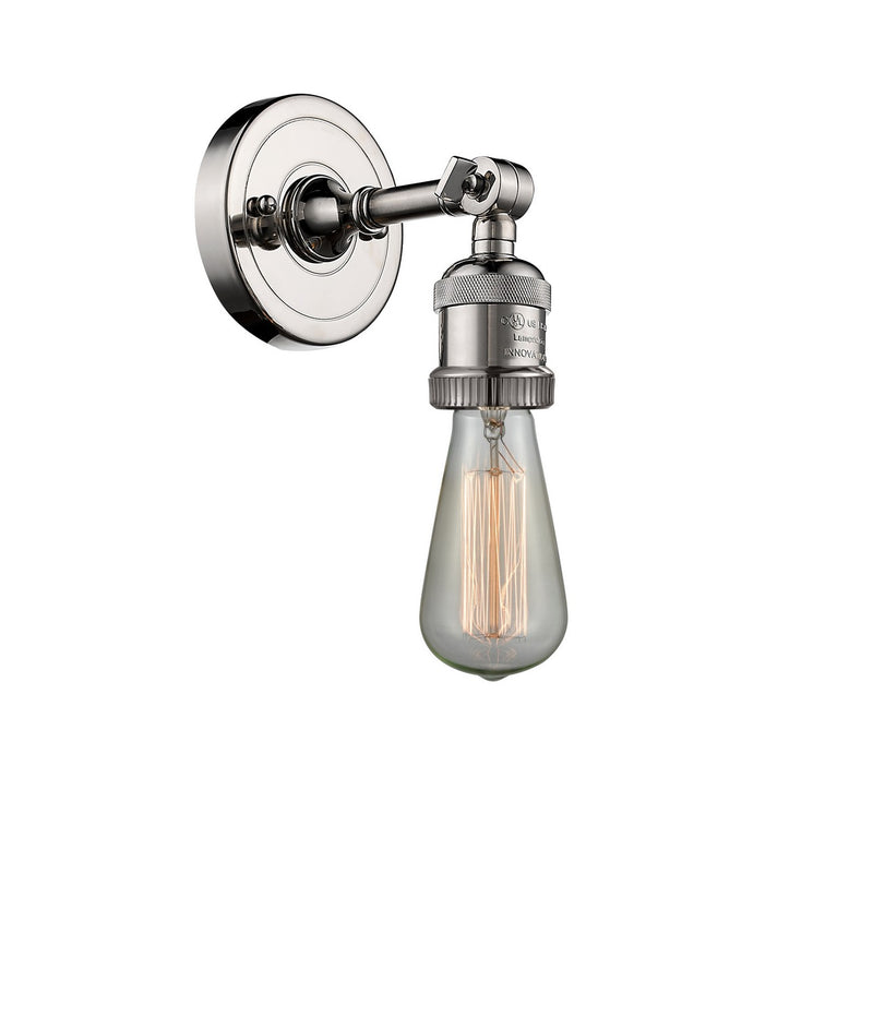 Innovations 203-PN One Light Wall Sconce, Polished Nickel