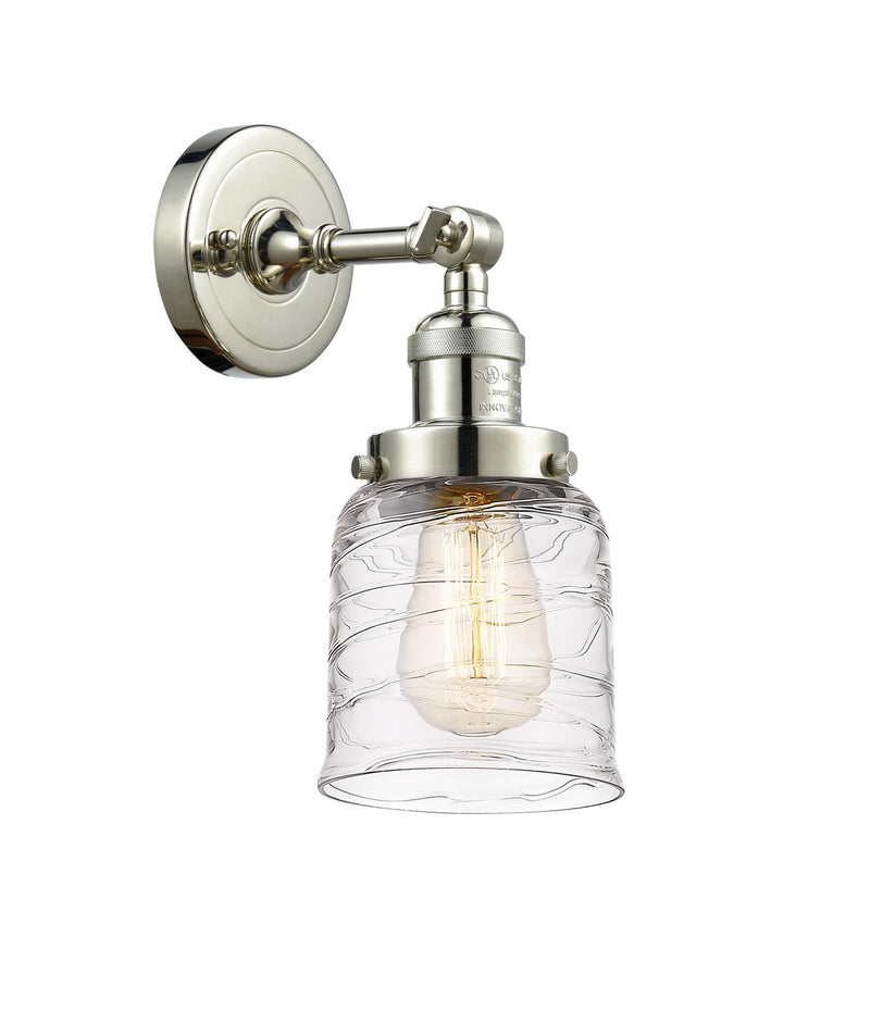 Innovations 203-PN-G513 One Light Wall Sconce, Polished Nickel