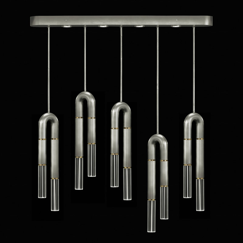 Fine Art 923140-410ST LED Linear Pendant, Silver