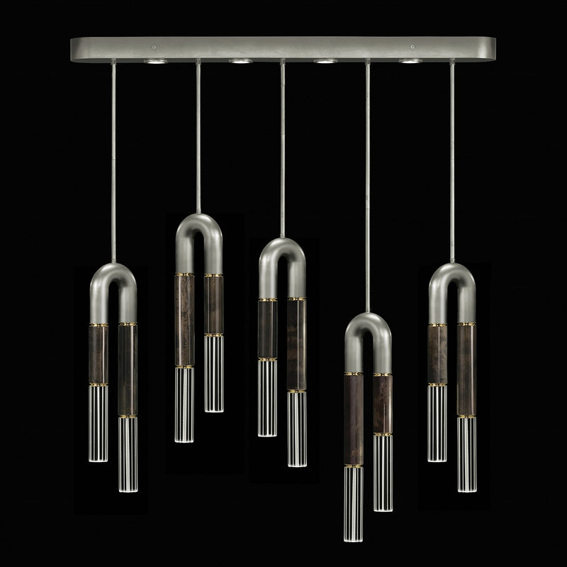 Fine Art 923140-411ST LED Linear Pendant, Silver