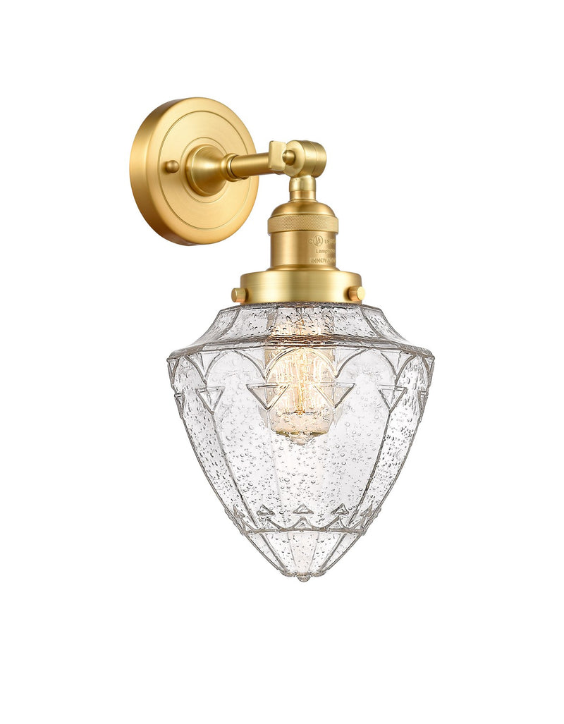 Innovations 203-SG-G664-7-LED LED Wall Sconce, Satin Gold