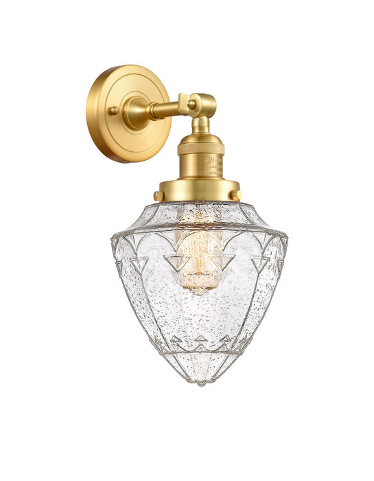Innovations 203-SG-G664-7-LED LED Wall Sconce, Satin Gold