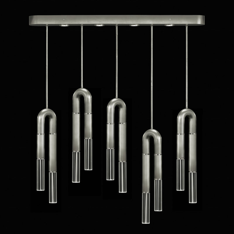 Fine Art 923140-420ST LED Linear Pendant, Silver