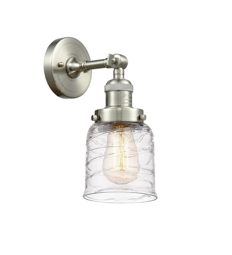 Innovations 203-SN-G513 One Light Wall Sconce, Brushed Satin Nickel