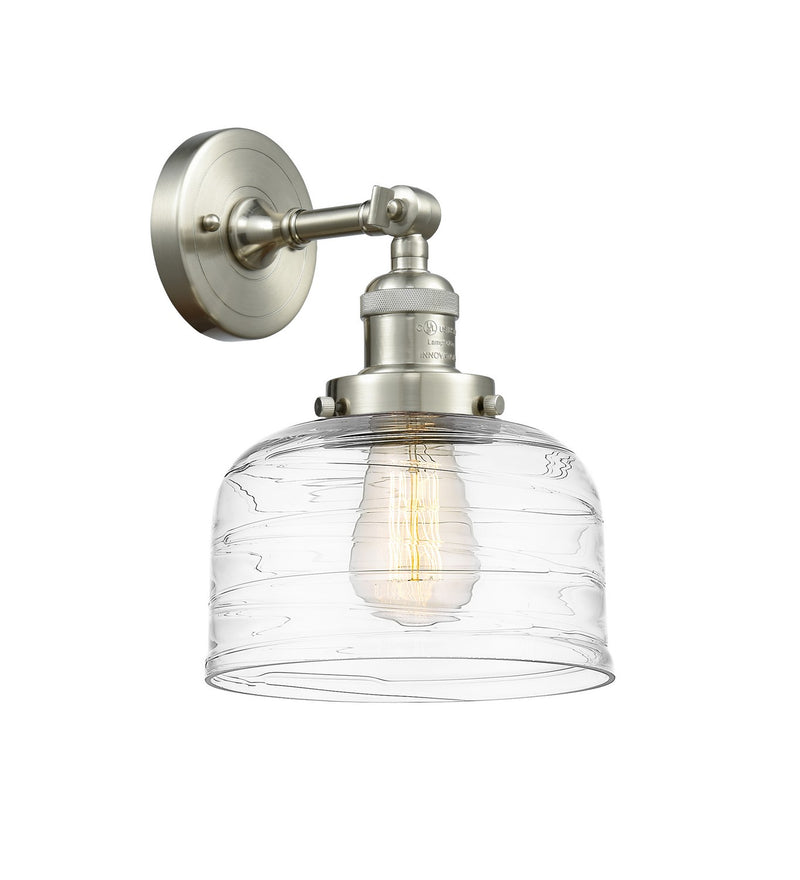 Innovations 203-SN-G713 One Light Wall Sconce, Brushed Satin Nickel
