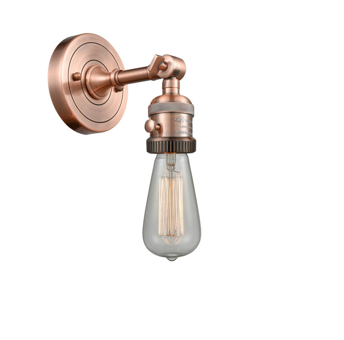 Innovations 203SW-AC One Light Wall Sconce, Antique Copper