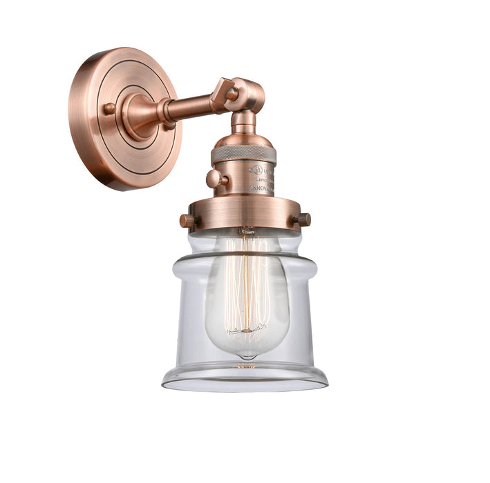 Innovations 203SW-AC-G182S-LED LED Wall Sconce, Antique Copper
