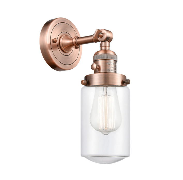 Innovations 203SW-AC-G312-LED LED Wall Sconce, Antique Copper