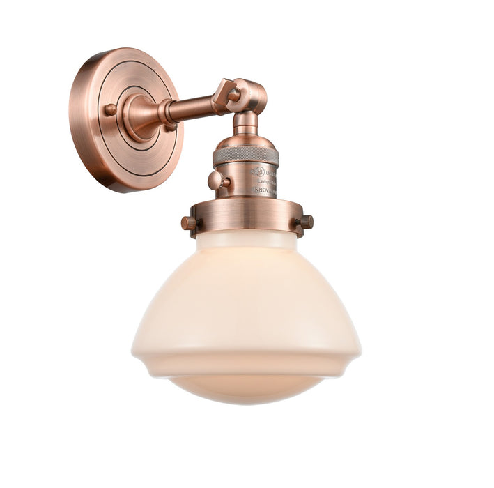 Innovations 203SW-AC-G321-LED LED Wall Sconce, Antique Copper