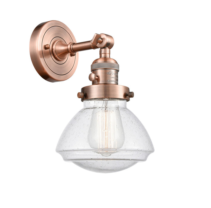 Innovations 203SW-AC-G324-LED LED Wall Sconce, Antique Copper