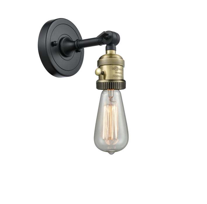 Innovations 203SW-BAB One Light Wall Sconce, Black Antique Brass