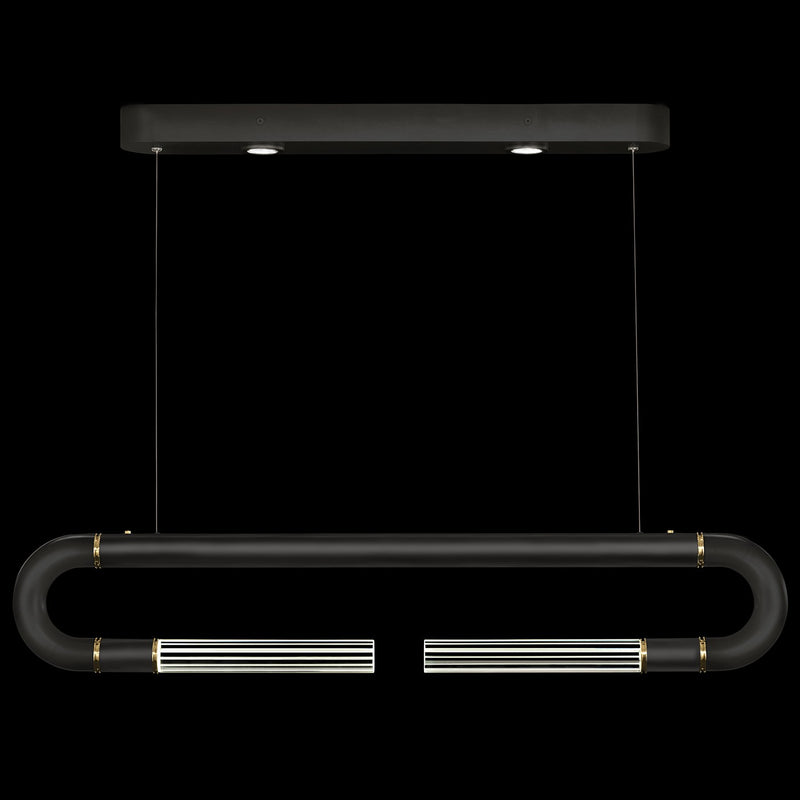 Fine Art 924140-110ST LED Linear Pendant, Black