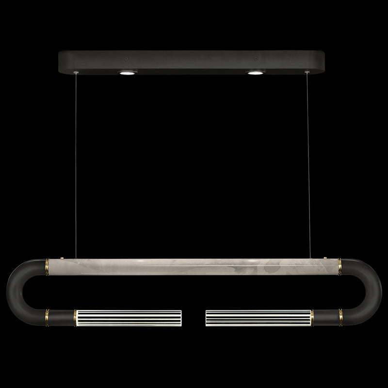 Fine Art 924140-112ST LED Linear Pendant, Black