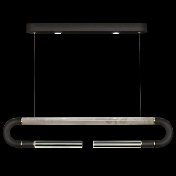 Fine Art 924140-112ST LED Linear Pendant, Black
