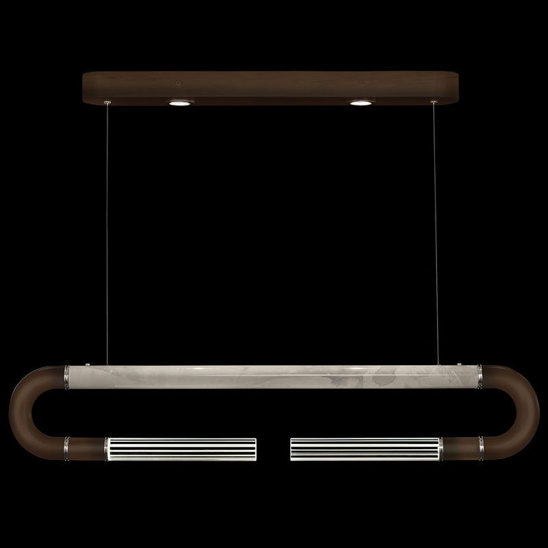 Fine Art 924140-222ST LED Linear Pendant, Bronze