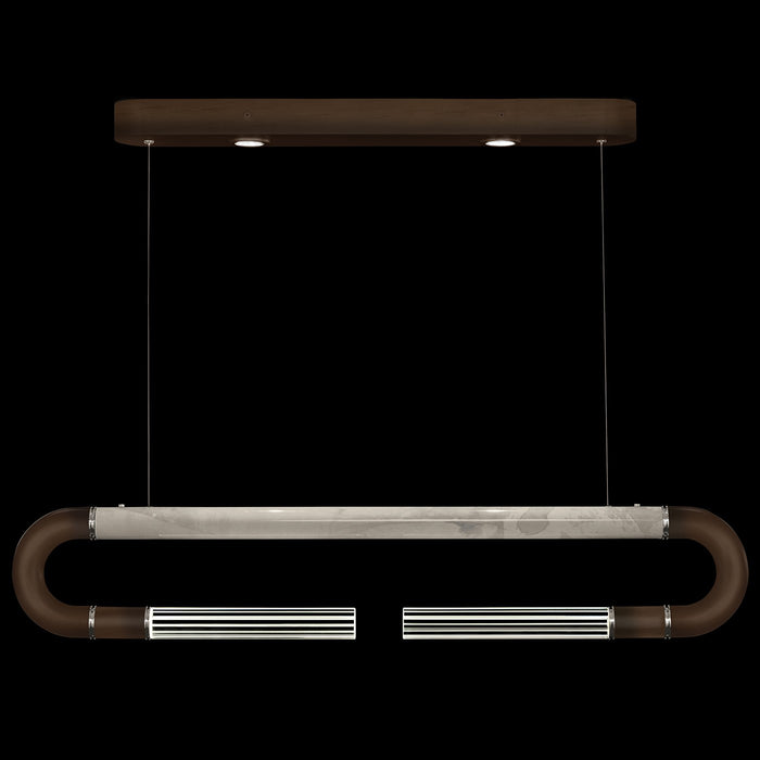 Fine Art 924140-222ST LED Linear Pendant, Bronze