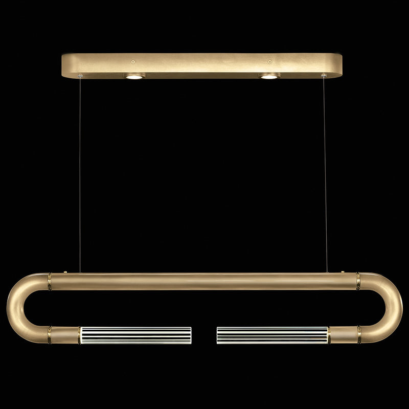 Fine Art 924140-310ST LED Linear Pendant, Gold