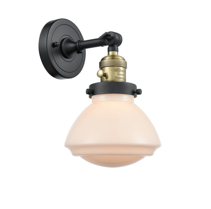 Innovations 203SW-BAB-G321-LED LED Wall Sconce, Black Antique Brass