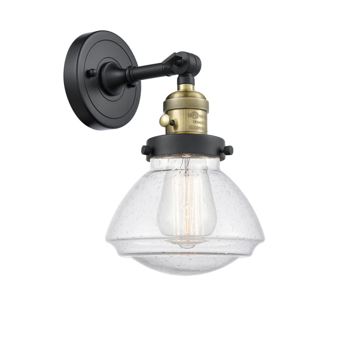 Innovations 203SW-BAB-G324-LED LED Wall Sconce, Black Antique Brass