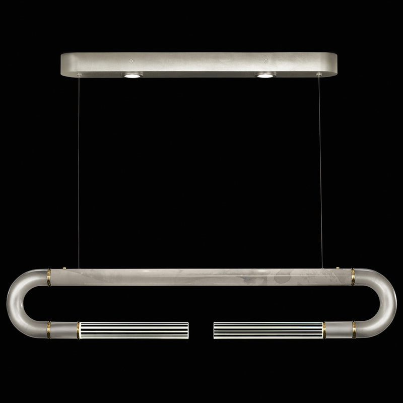 Fine Art 924140-412ST LED Linear Pendant, Silver