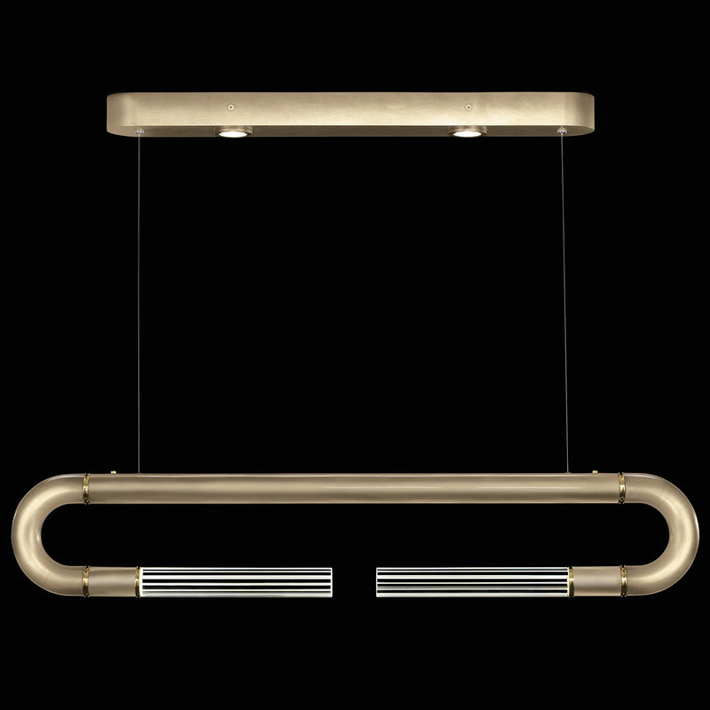 Fine Art 924140-510ST LED Linear Pendant, Gold