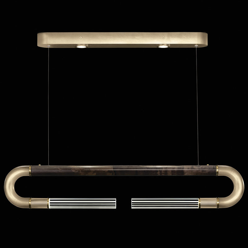 Fine Art 924140-511ST LED Linear Pendant, Gold