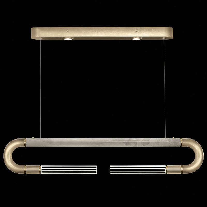 Fine Art 924140-512ST LED Linear Pendant, Gold