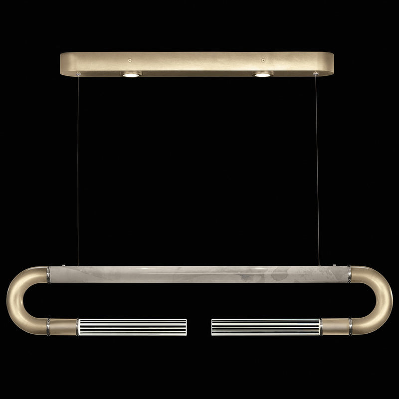 Fine Art 924140-522ST LED Linear Pendant, Gold