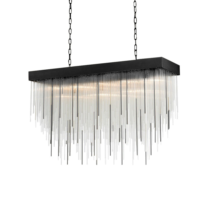 Zeev Lighting CD10411-17-SBB 17 Light Chandelier, Satin Brushed Black