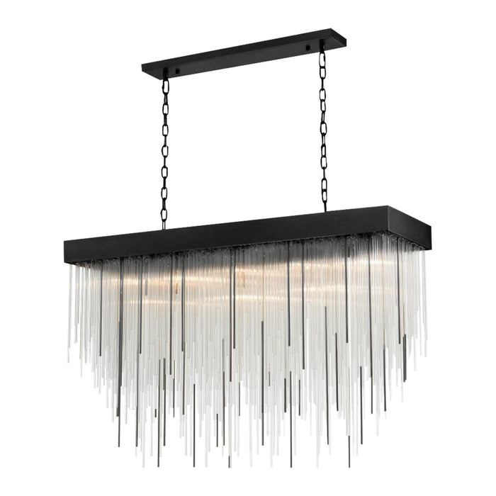 Zeev Lighting CD10414-27-SBB 27 Light Chandelier, Satin Brushed Black