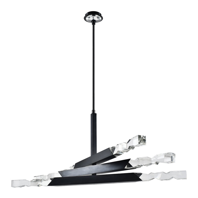 Zeev Lighting CD11344-LED-6-2x2-SBB LED Chandelier, Satin Brushed Black
