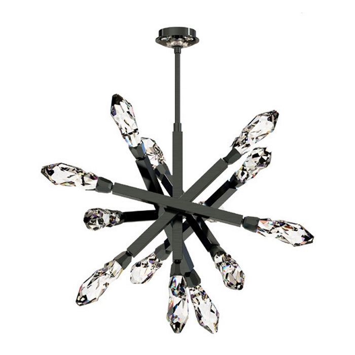 Zeev Lighting CD11418-LED-13-SBB LED Chandelier, Satin Brushed Black