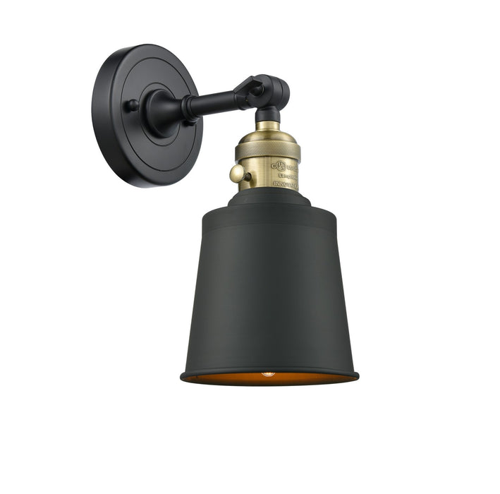 Innovations 203SW-BAB-M9-BK-LED LED Wall Sconce, Black Antique Brass