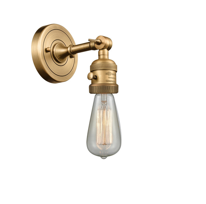 Innovations 203SW-BB One Light Wall Sconce, Brushed Brass