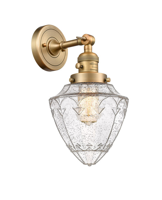 Innovations 203SW-BB-G664-7 One Light Wall Sconce, Brushed Brass