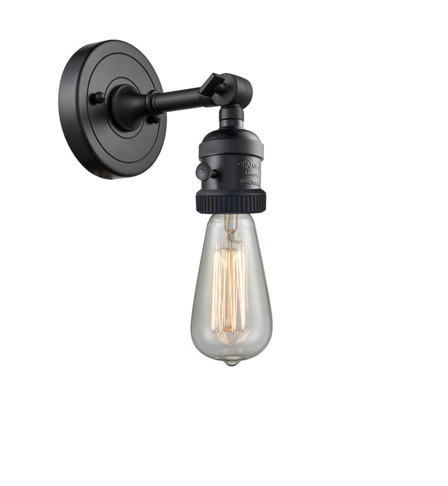Innovations 203SW-BK One Light Wall Sconce, Matte Black