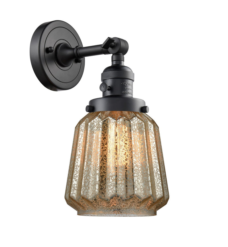 Innovations 203SW-BK-G146-LED LED Wall Sconce, Matte Black