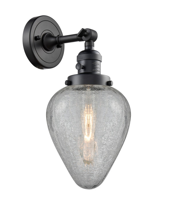 Innovations 203SW-BK-G165-LED LED Wall Sconce, Matte Black