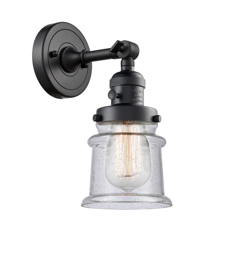 Innovations 203SW-BK-G184S-LED LED Wall Sconce, Matte Black