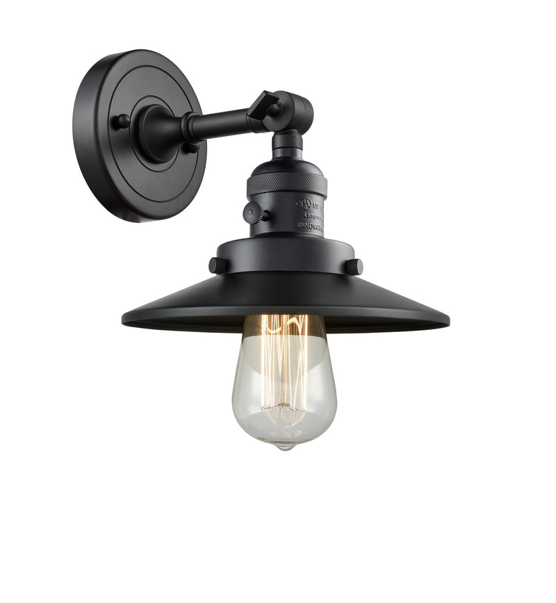 Innovations 203SW-BK-M6-LED LED Wall Sconce, Matte Black