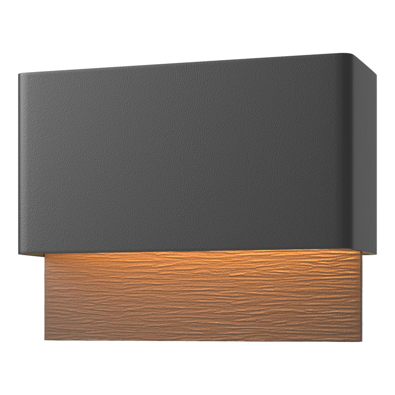 Hubbardton Forge 302630-LED-80-75 LED Outdoor Wall Sconce, Coastal Black