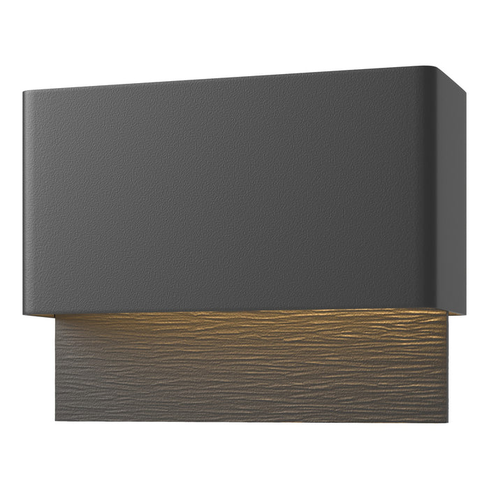 Hubbardton Forge 302630-LED-80-80 LED Outdoor Wall Sconce, Coastal Black
